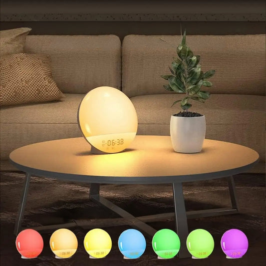 Wake Up Light Alarm Clock with Sunrise Simulation and Dual Alarms