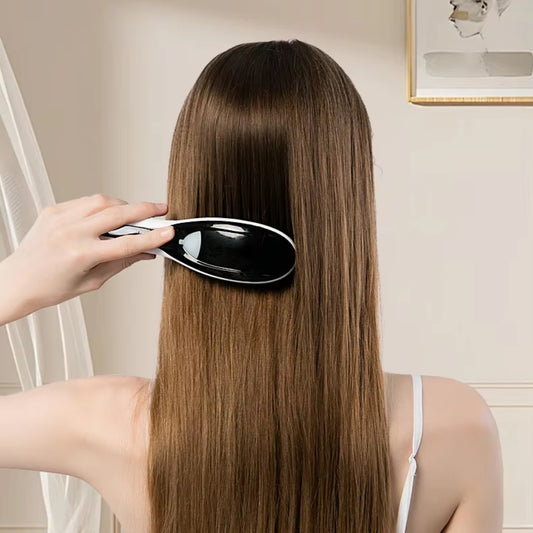 Electric Scalp Massager Comb with LED and Hair Growth Spray Function