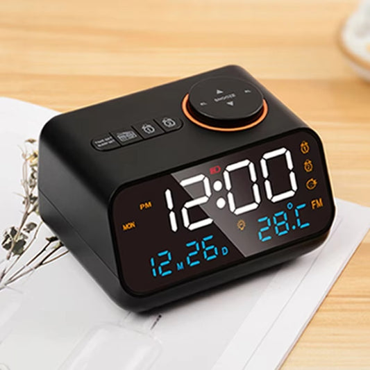 Digital Alarm Clock with FM Radio and Temperature