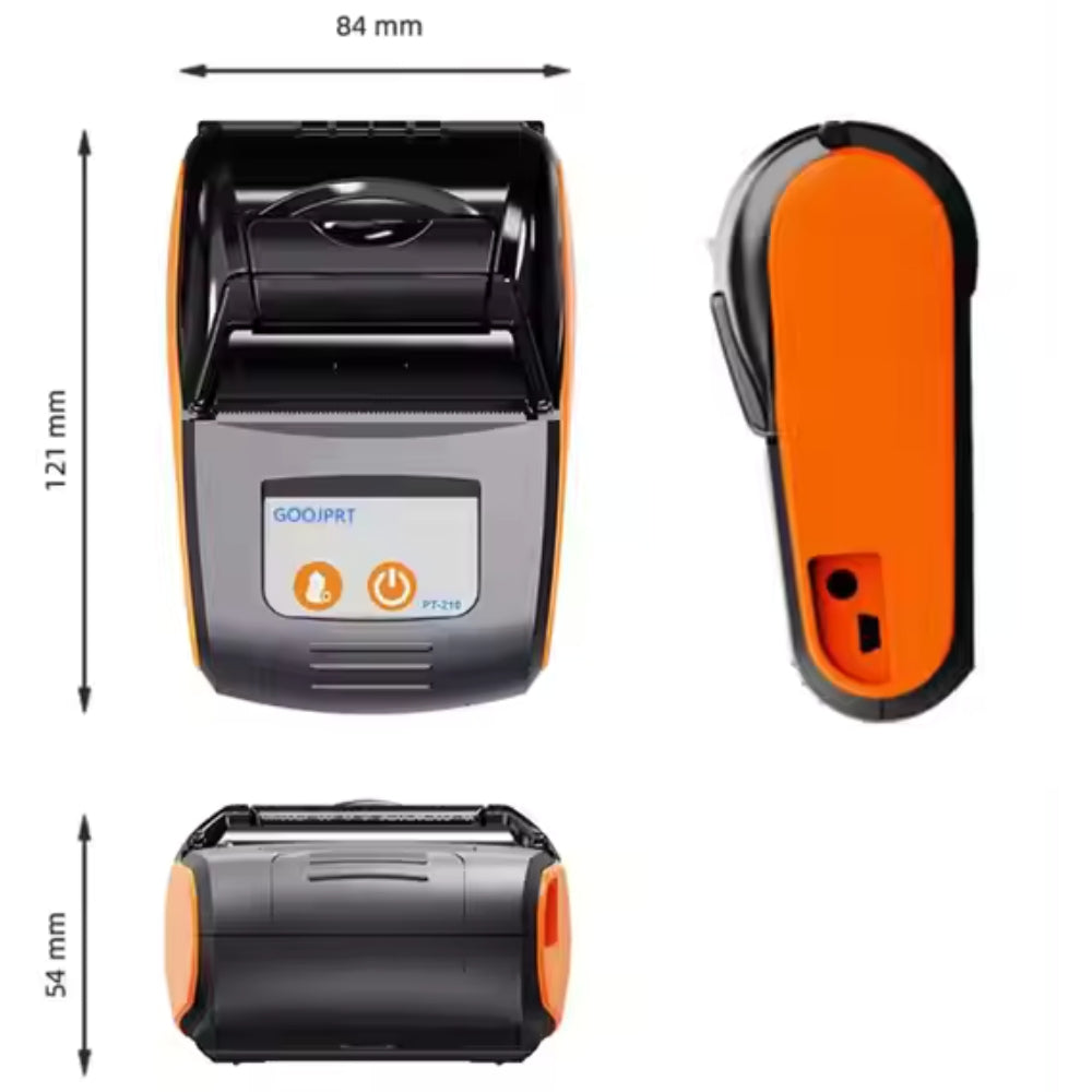 Mini Thermal Printing Wireless BT USB Mobile Receipt Printer