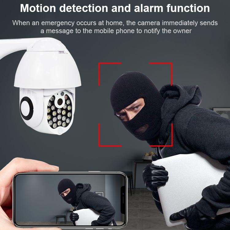 Outdoor Dome Camera With 2Mp Wifi Night Vision Two-Way Voice And Motion Detection-1915196617607221254