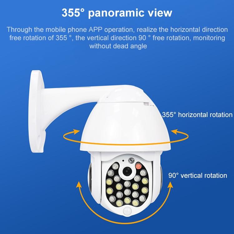 Outdoor Dome Camera With 2Mp Wifi Night Vision Two-Way Voice And Motion Detection-1915196617607221255