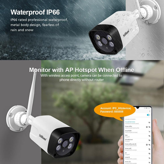 1296P Hd Ip Camera With 3.0Mp Two-Way Audio Motion & Humanoid Detection Full-Colour Night Vision Tf Card Support-1915196615883362306