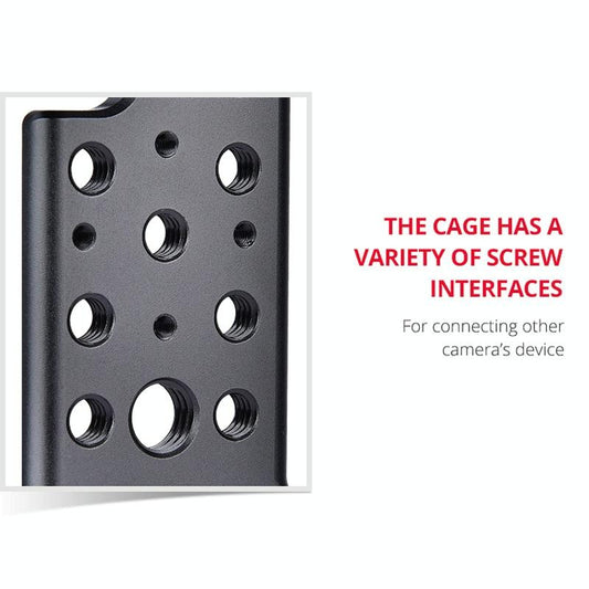 Handle Video Camera Cage Stabilizer For Sony A7K / A72 / A73 / A7S2 / A7R3 / A7R2 / A7X Black-1915196795722534914