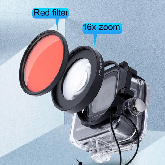 Hero8 Diving Lens Filter Kit With Macro Lens And Waterproof Housing-1915197507617558530