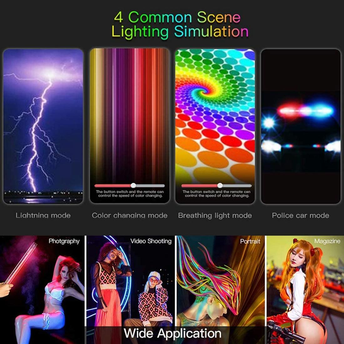 Adjustable Rgb Led Video Light With Remote Control-1915197301530431497