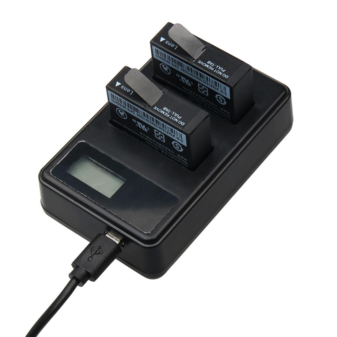 Usb Charger For Xiaoyi 4K Camera With Dual Batteries And Lcd Display-1915197440680660992