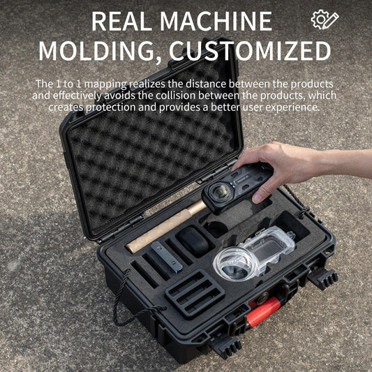 Waterproof Dual-Layer Storage Box For Insta360 X4 Startrc - Black-1915196772968435714