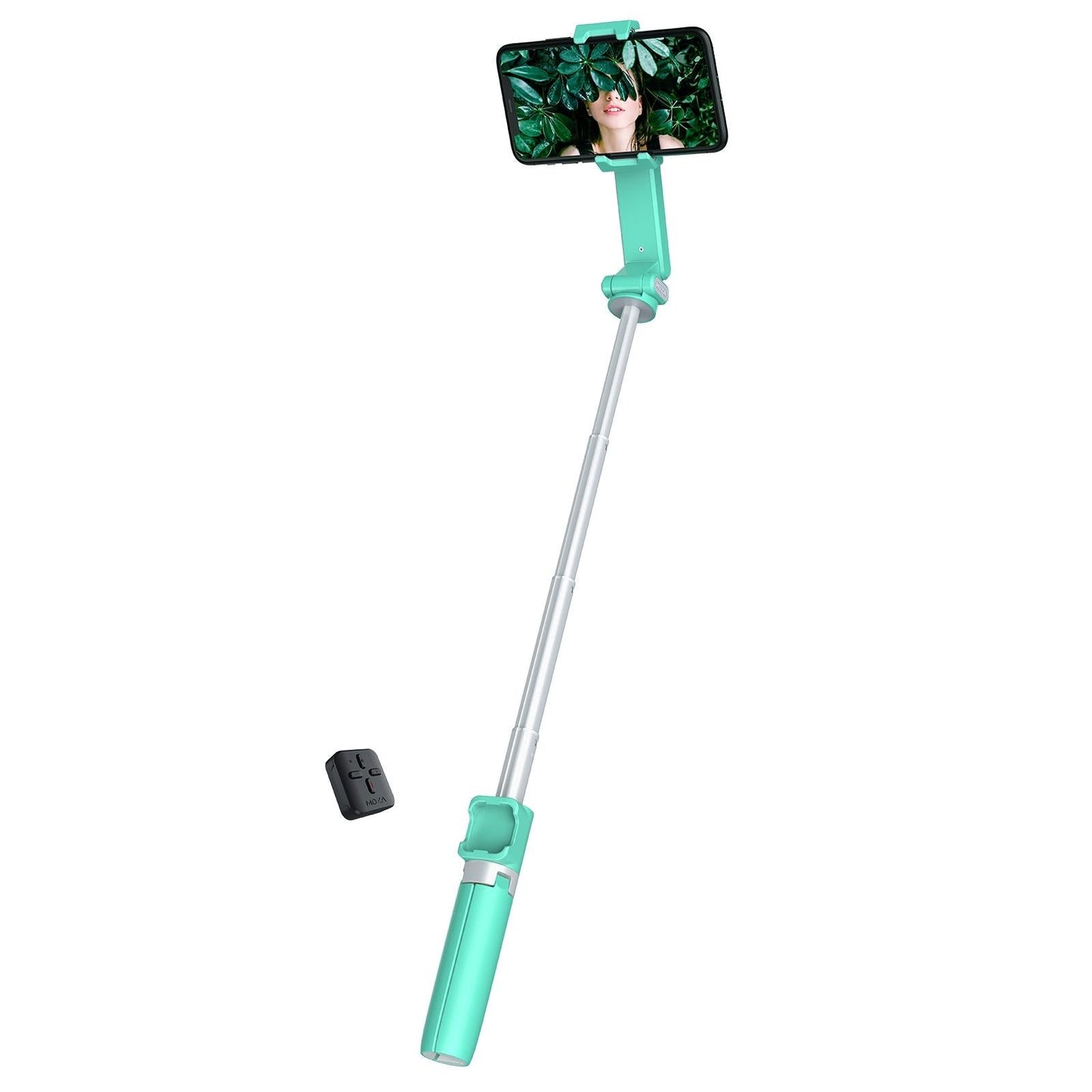Portable Smartphone Gimbal Stabilizer - Foldable Green-1915196542168469504