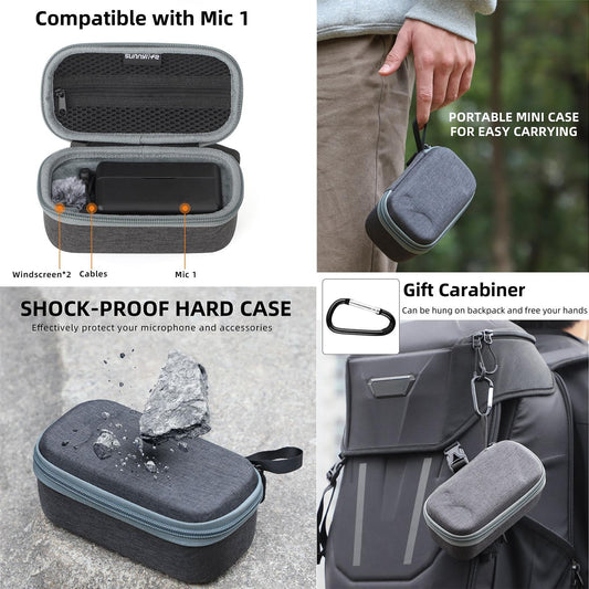 Mini Carrying Case For Dji Mic 2 Wireless Microphone - Storage Bag-1915196558161350658