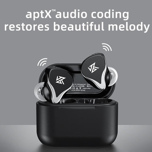 Kz Z3 Hybrid 1Dd & 1Ba Wireless Bluetooth 5.2 Tws Earphone - Black-1915197139554799618