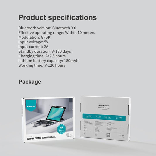 Bluetooth Touch Keyboard Smart Tablet Case For Ipad Air 10.9 / 4 / 5 / Pro 11 2020-2022 In Black-1915196835400650754