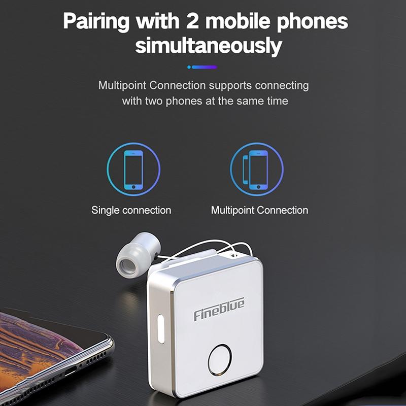 Wireless F1 Earbuds - Bluetooth Compact Black-1915196923724304388