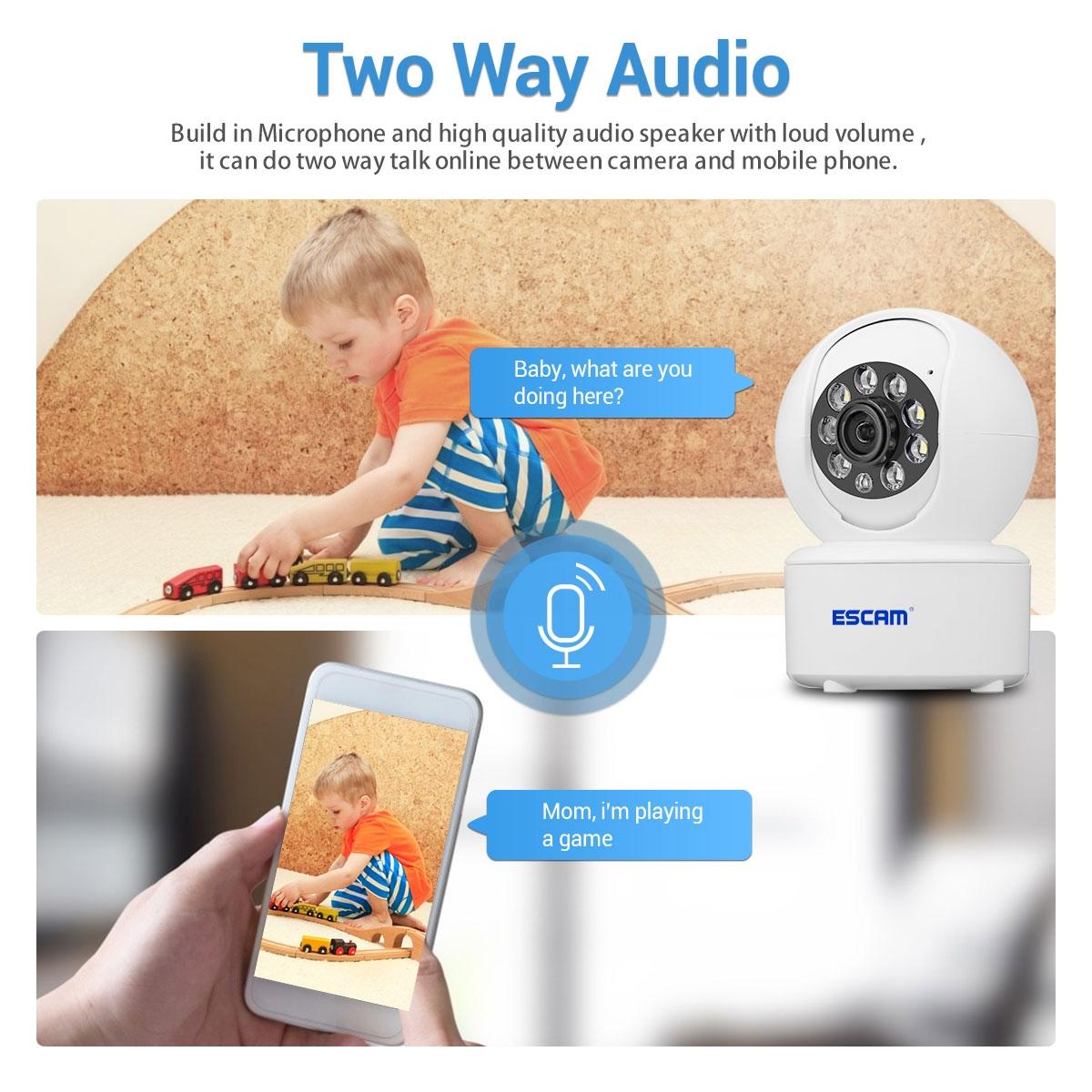 Indoor Hd Wifi Pan-Tilt Camera With Motion Detection Two-Way Audio And Night Vision - 4Mp-1915196524455923717