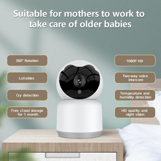 Wireless Baby Camera With Night Vision And Temperature Sensor-1915196976056635394