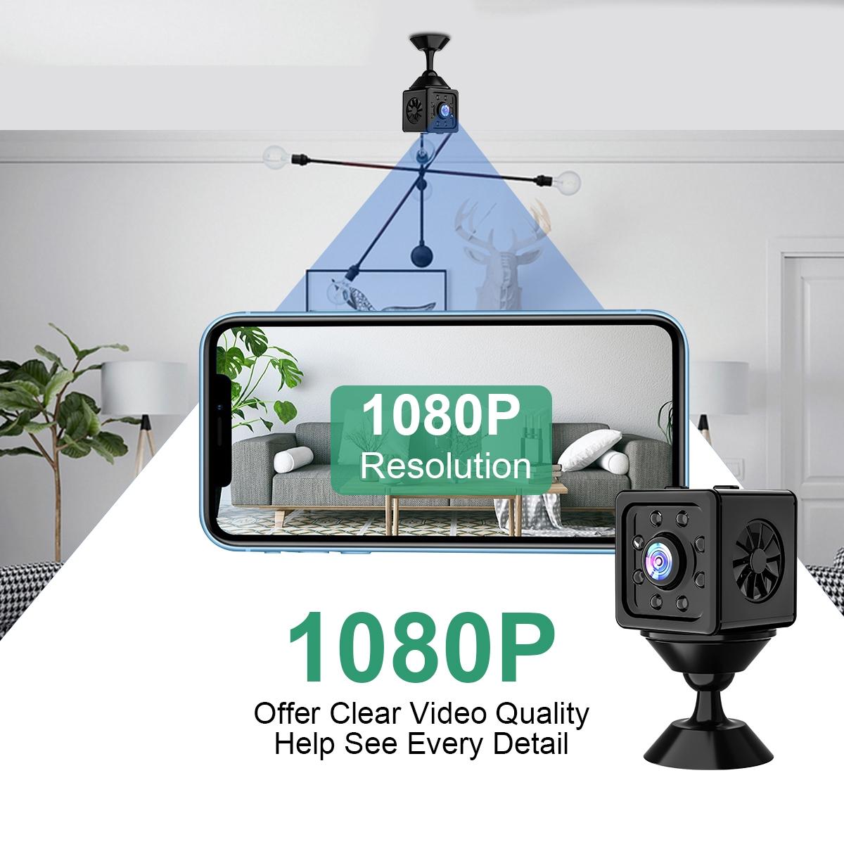 Outdoor Hd Night Vision Camera - 1080P Infrared Black-1915196939666853891