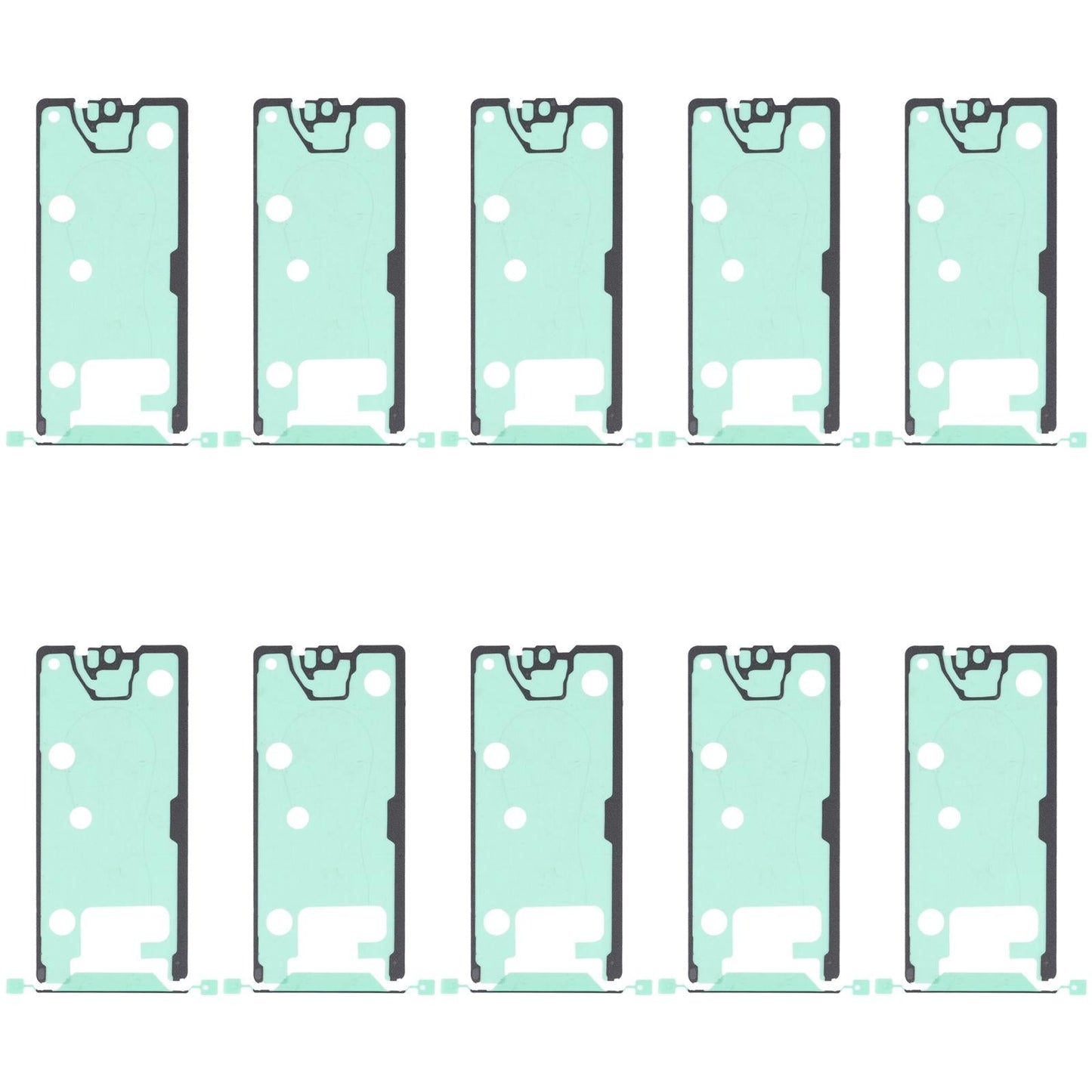 10-Piece Front Adhesive For Samsung N980F - Black-1915197454513475589