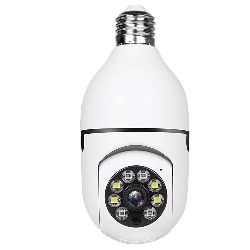2Mp Hd Wifi Light Bulb Camera With Motion Detection Two-Way Audio Night Vision And Tf Card Support-1915198224445083648