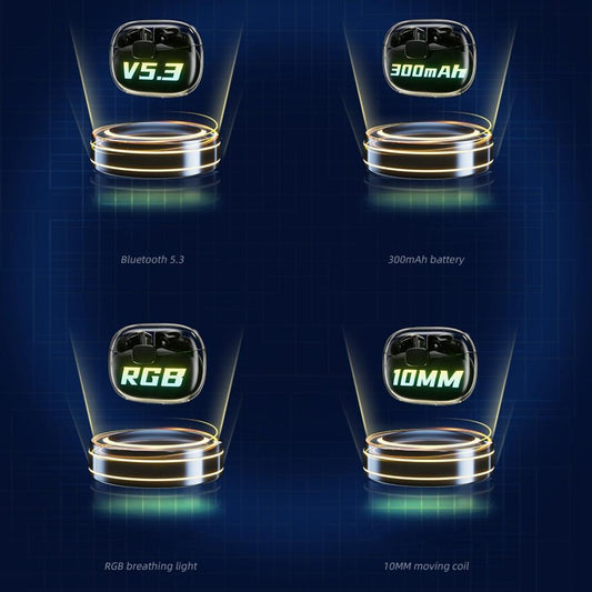 Starry Pattern T52 Pro Wireless Gaming Earbuds-1915198020367028226