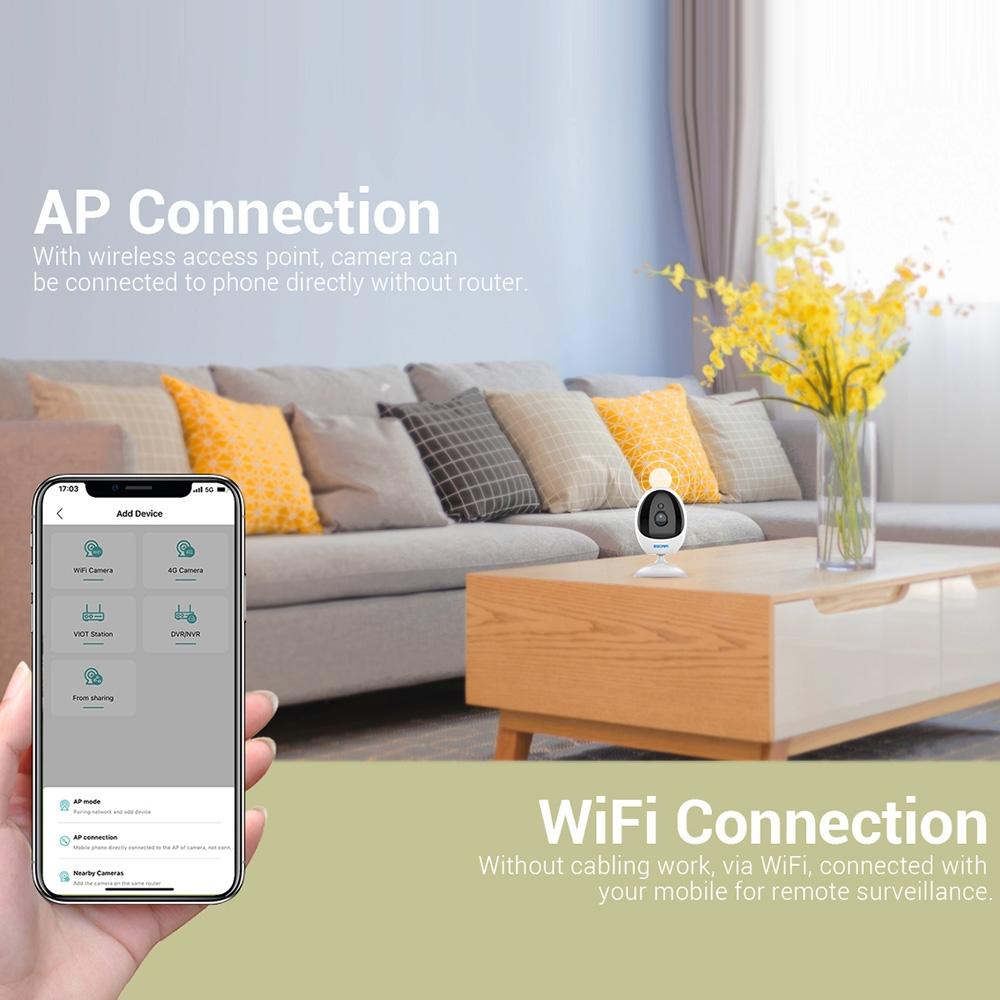 Wireless Indoor Ptz Camera With Ai Detection And Night Vision-1915197126049140745