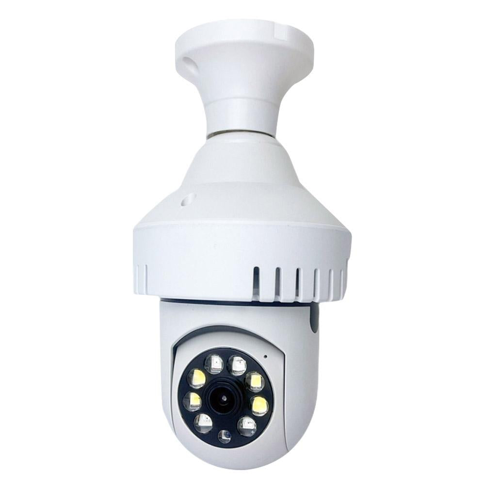 1080P Wifi Camera With Night Vision And Two-Way Voice - Smoke Alarm Bulb-1922443441250373632