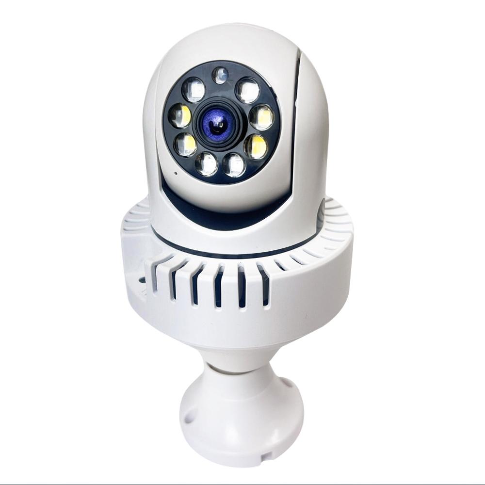 1080P Wifi Camera With Night Vision And Two-Way Voice - Smoke Alarm Bulb-1922443441250373633