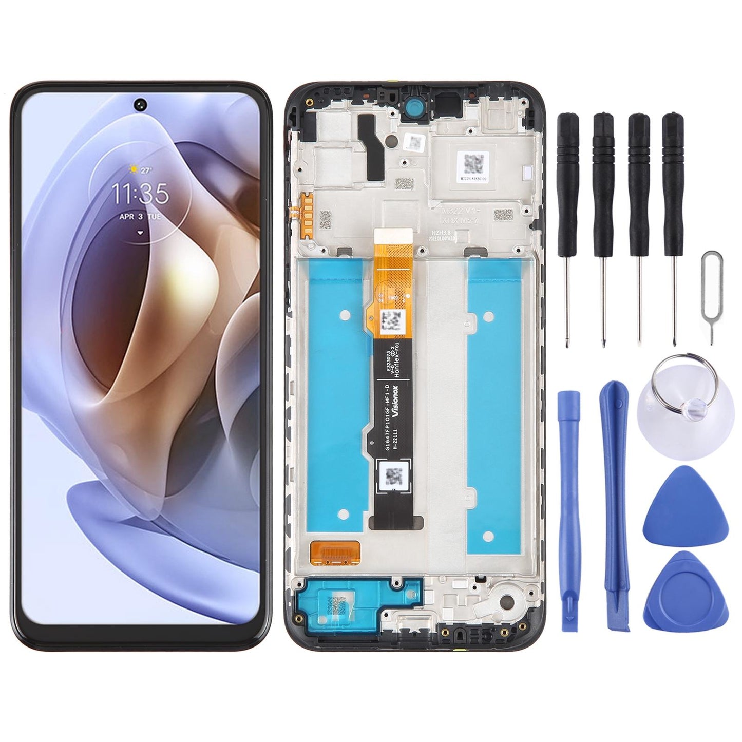 Motorola Moto G3 Lcd Screen With Frame - Full Assembly-1915198000909651968