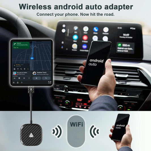 Wireless Carplay Adapter For Android - Carbon Fiber-1915196869148020738