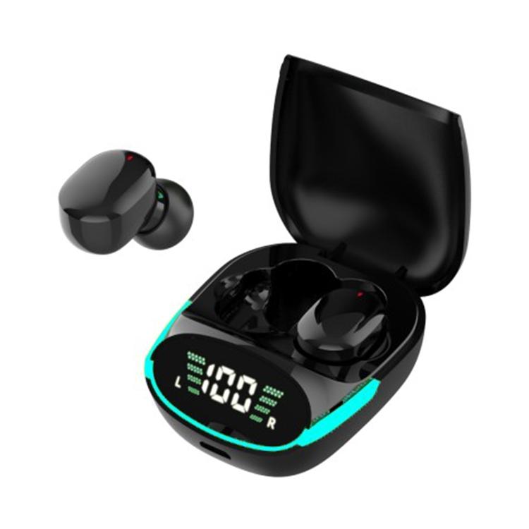 Intelligent Bluetooth Earphones With Digital Display - Black-1915197121338937344