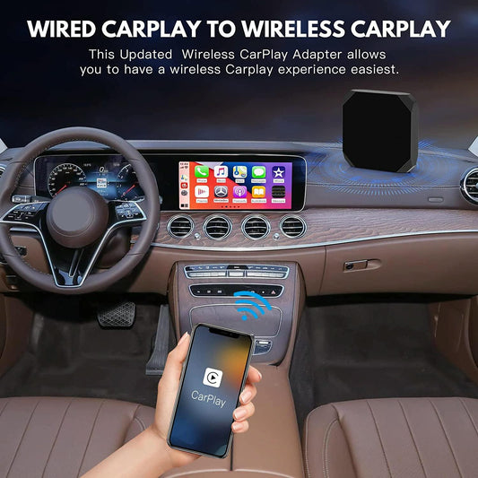 Wireless Carplay Adapter For Usb & Usb-C / Type-C - Black-1915196879419871234