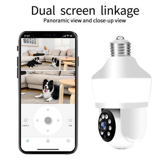 Smart Night Vision Camera With Motion Tracking And Voice Intercom - White-1915196886860566530