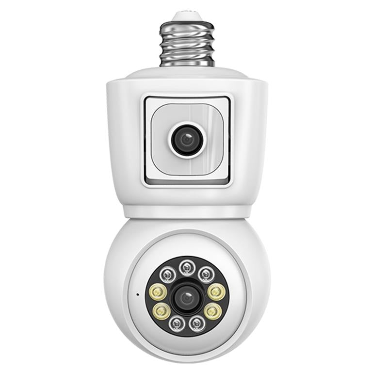 Smart Night Vision Camera With Motion Tracking And Voice Intercom - White-1915196943286538240