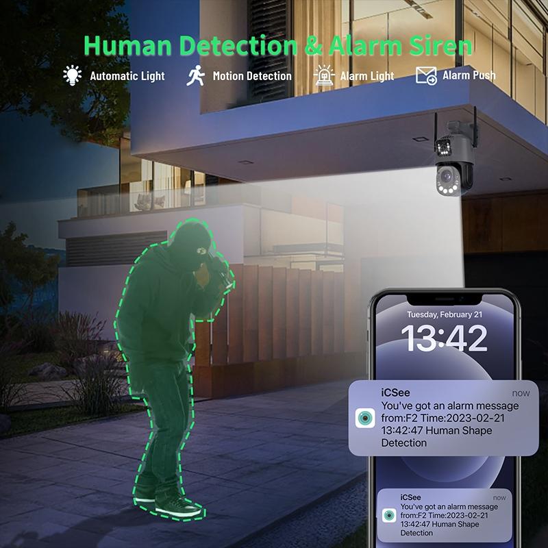 Smart Dual Lens Wifi Dome Camera - Hd-1915196523919052803