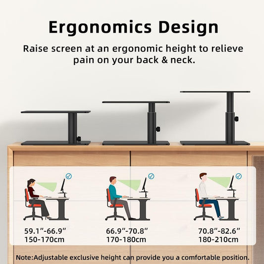 Aluminum Computer Screen Bracket - Black By Lenuo-1915196965809950722