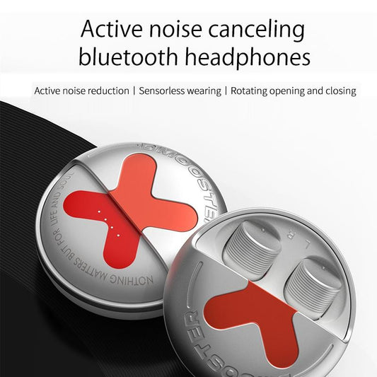 Wireless Noise-Cancelling Earbuds With App Control - White-1915196944771321858