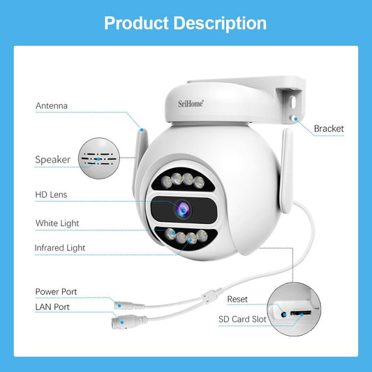 Waterproof Wifi Hd Camera With Motion Detection And Night Vision-1915196522723676162