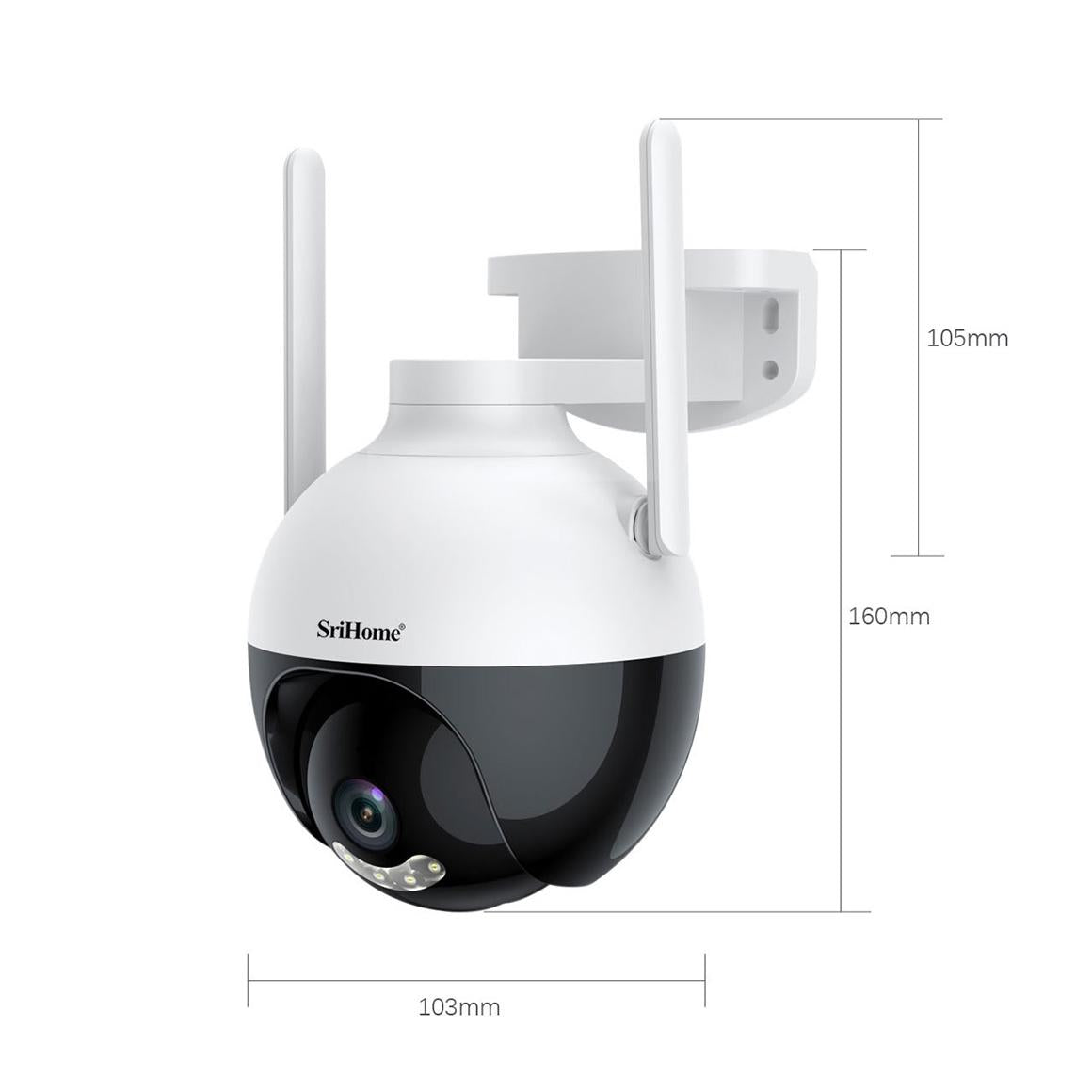 Waterproof Wifi Camera With Auto Tracking And Night Vision-1915196521993867267