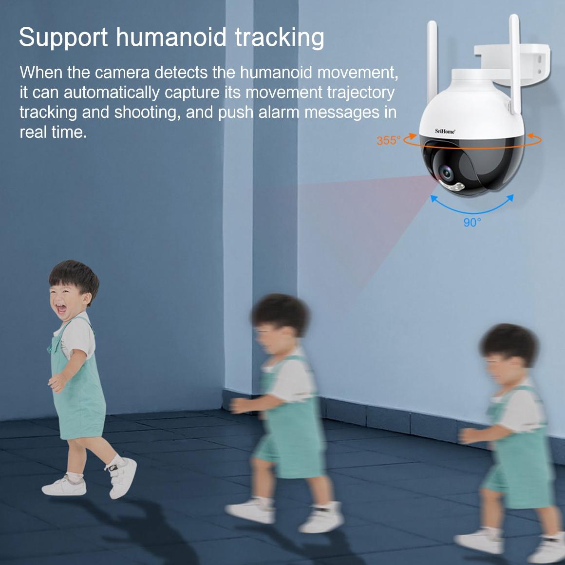 Waterproof Wifi Camera With Auto Tracking And Night Vision-1915196521993867269