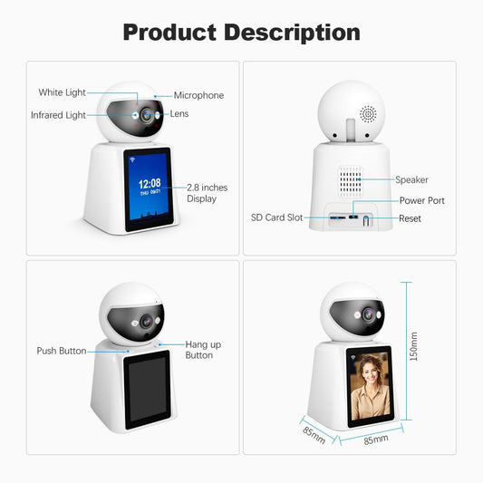 2.8 Smart Baby Monitor With 2Mp Ips Screen-1915196518135107586