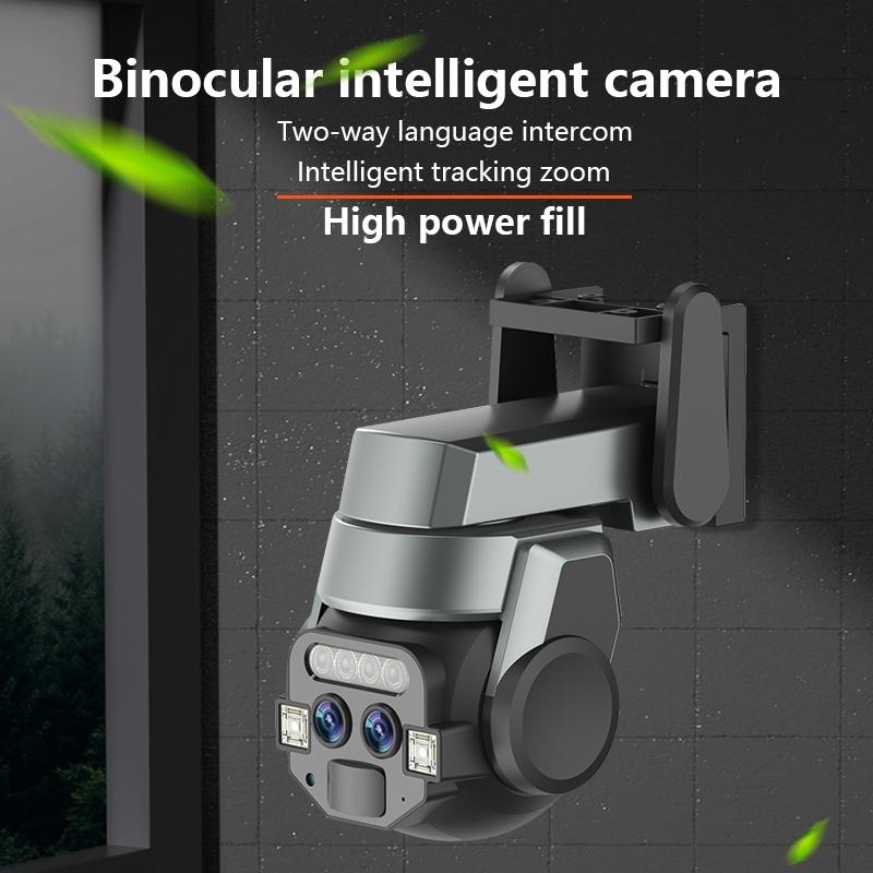 10X Binocular Zoom Dual Light Source Wifi Camera - Ip67 Waterproof For Outdoor Use-1915196522874671106