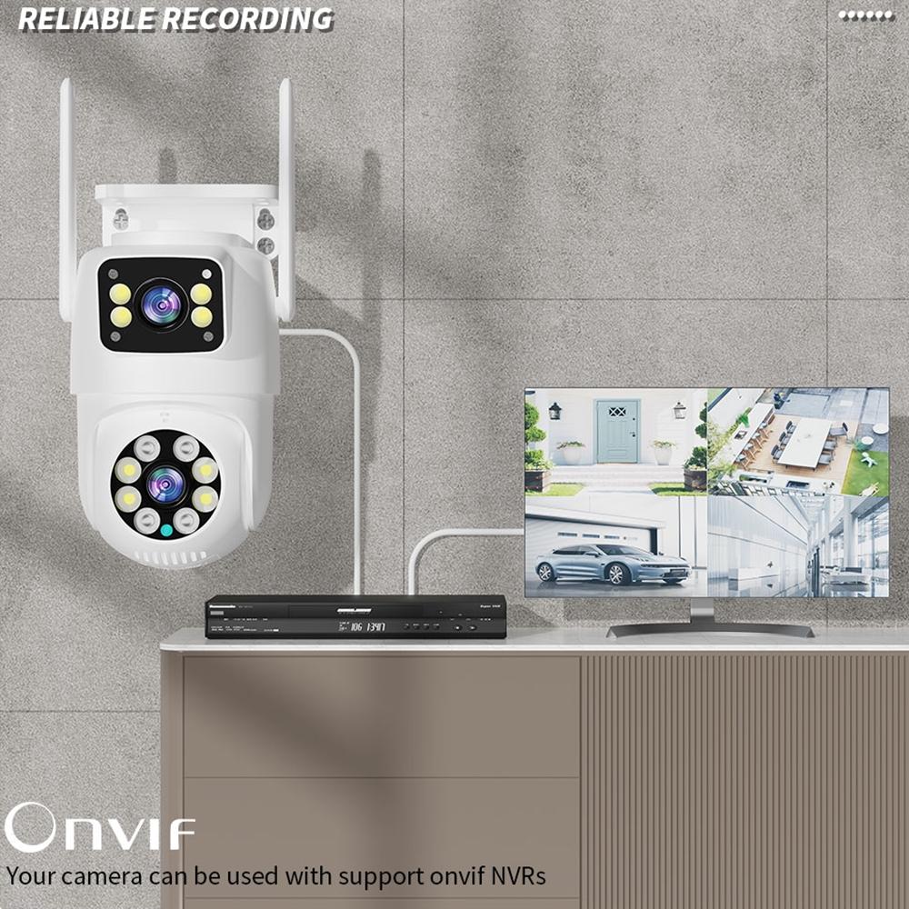 Outdoor Wifi Camera With 4Mp Resolution And Two-Way Voice Ip66 Waterproof White-1915196649718812675