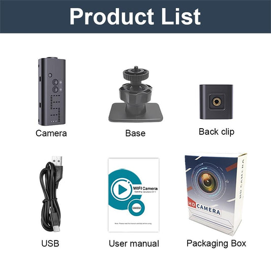 Smart Wifi Camera With Infrared Night Vision - 720P Black-1915197126233690114