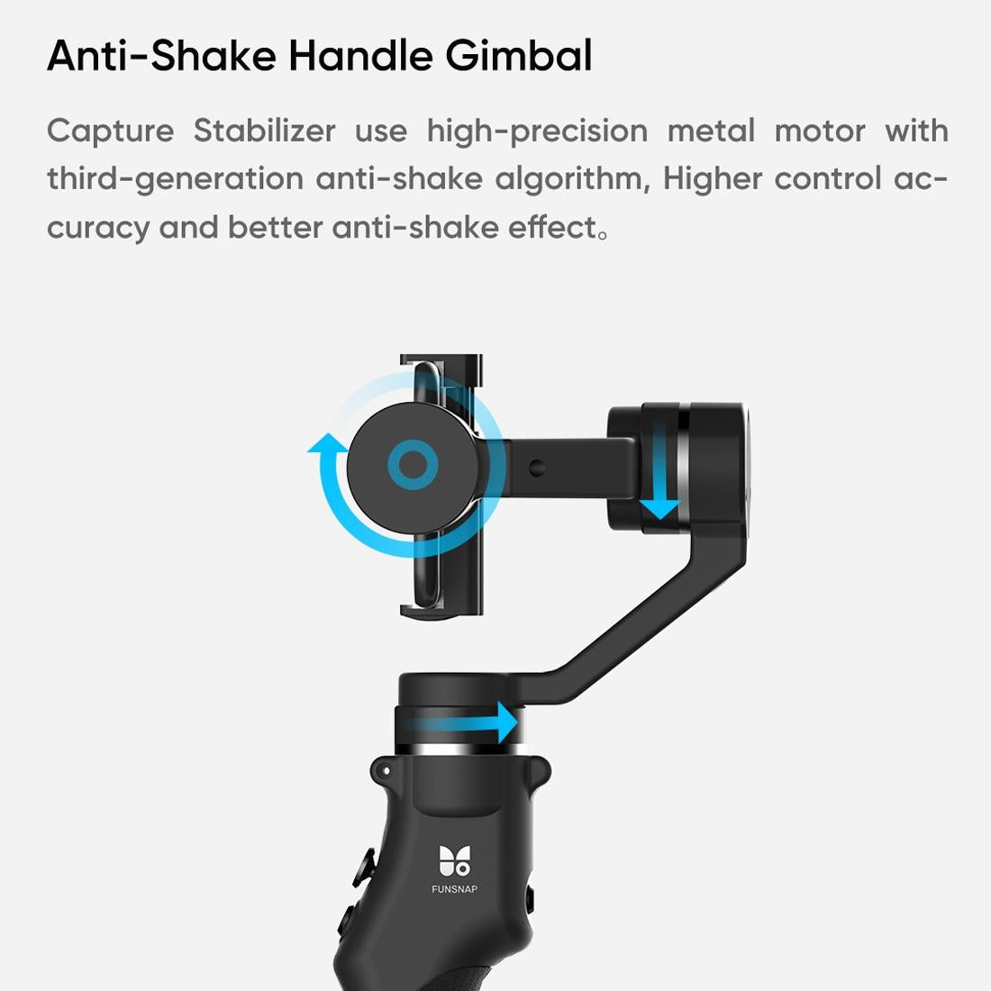 Capture1 Outdoor Video Gimbal Stabilizer - Black-1915196857794039812