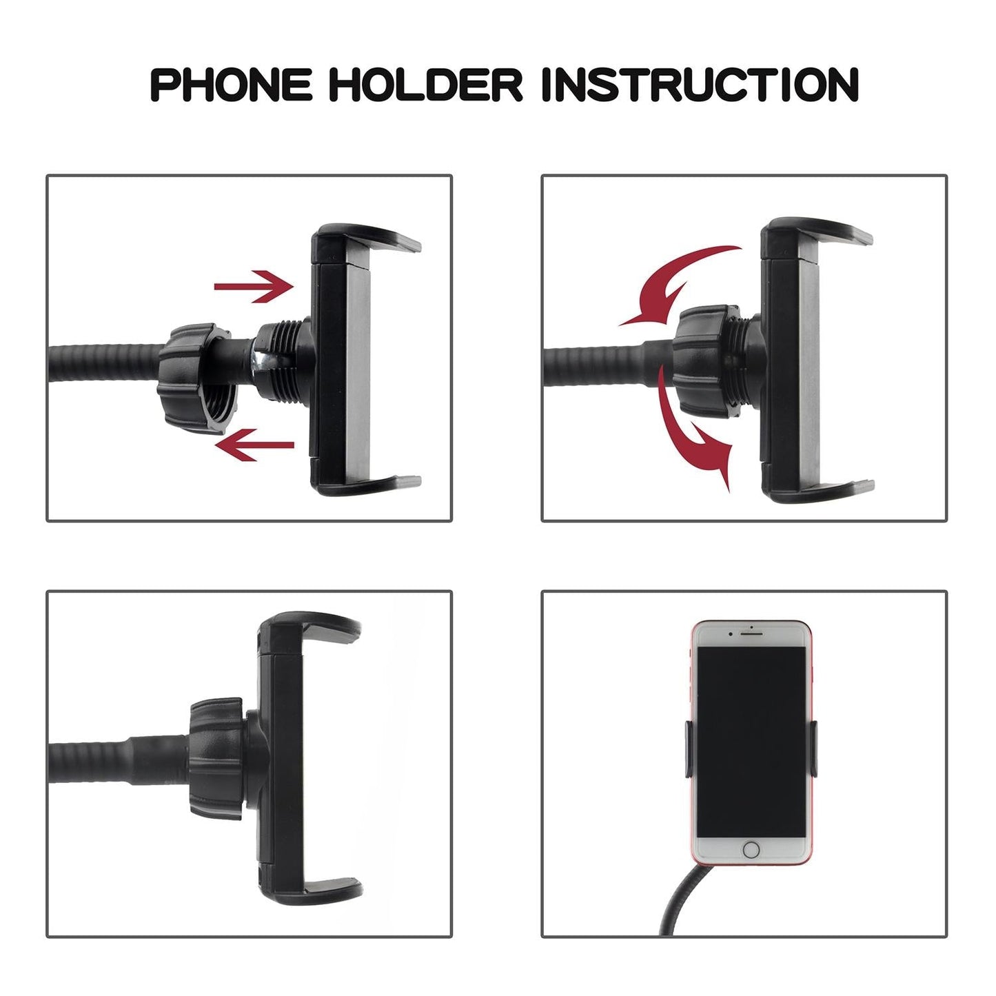 Adjustable 3.5 Live Broadcast Led Fill Light With Phone Clamp-1915197582213255175