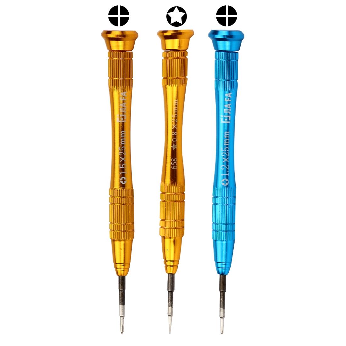 12.5Cm 3-In-1 Precision Metal Screwdriver With Pentagonal Tip-1915198382427738116