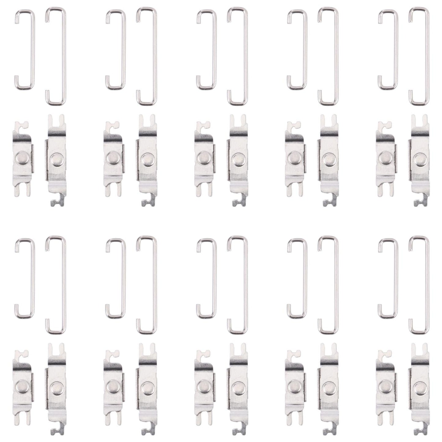 10-Piece Power / Volume Badge Holder With Spring Hooks For Iphone X 13 Pro Max-1915197424234795012