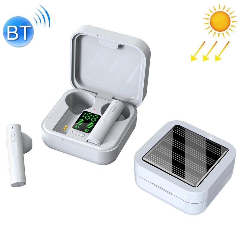 Mini Solar Sport Bluetooth Earphones With Charging Box-1915197682348068864