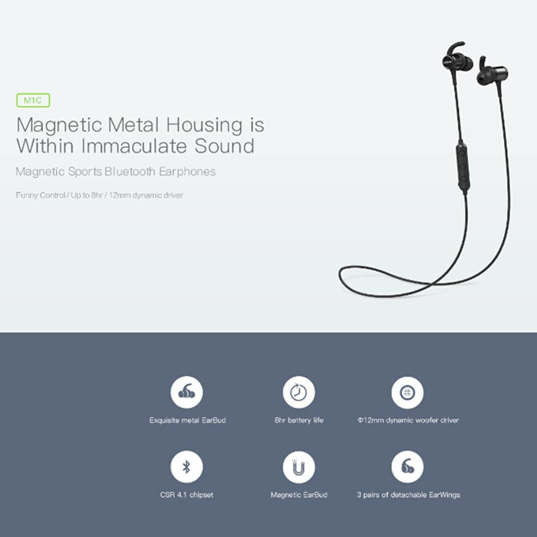 Qcy M1C Wireless Sports Earphones With Bluetooth And Mic-1915196790647427077