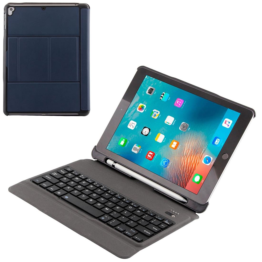 Detachable Bluetooth Keyboard & Leather Tablet Case For Ipad Air / Pro 9.7 - Blue-1915196570115117056