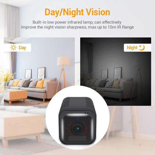 1080P Full Hd Wifi Camera With Night Vision And Two-Way Audio-1915196509641641986